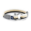 Maritime bracelet from sail rope