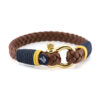 Maritimes Armband aus Leder